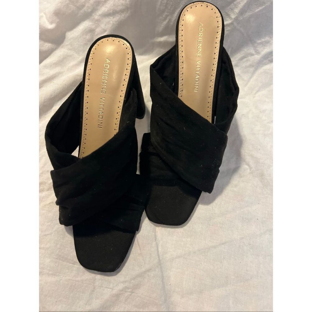 Adrienne Vittadini Crossover slip on / slide / Sandal